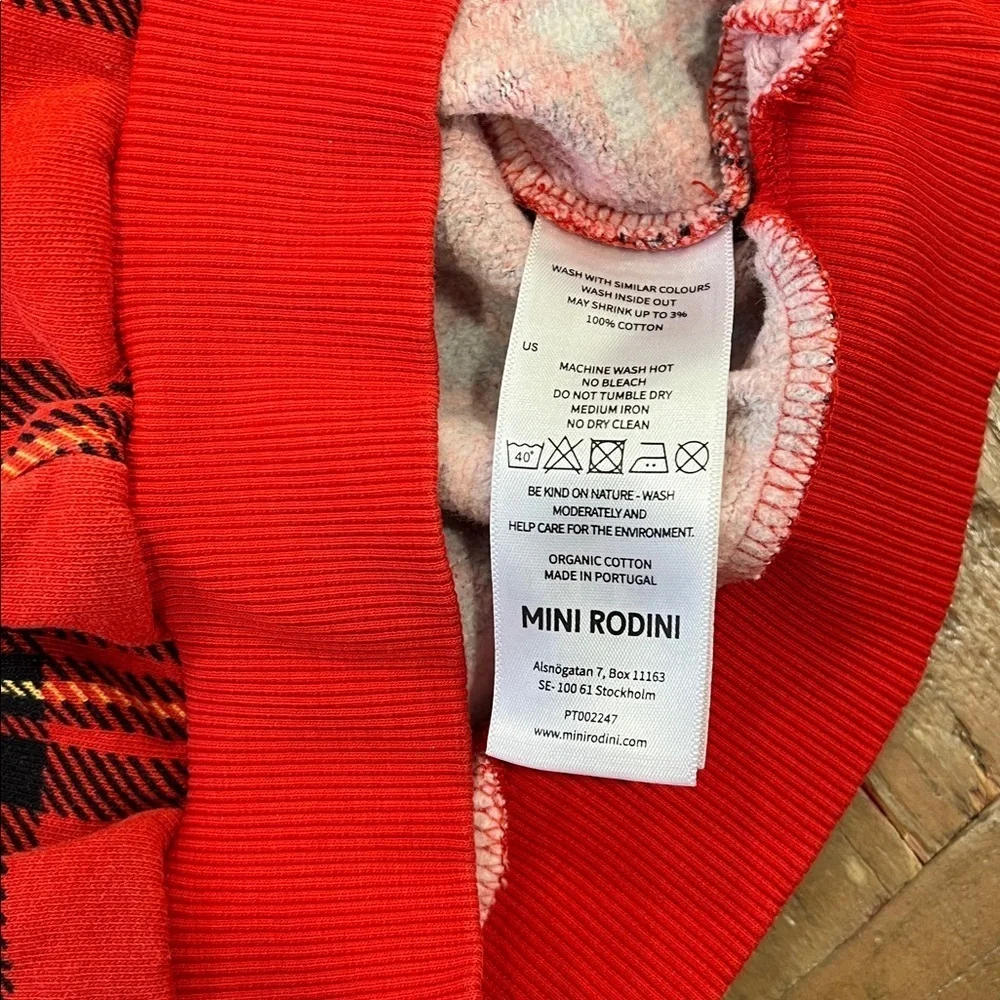 Mini Rodini red black